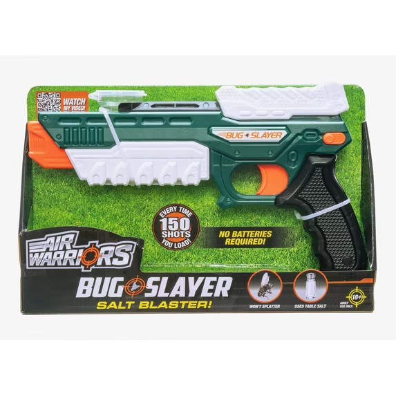 Bug Slayer Salt Blaster Bug Killer Fly Stopper Pistol Gun with Safety