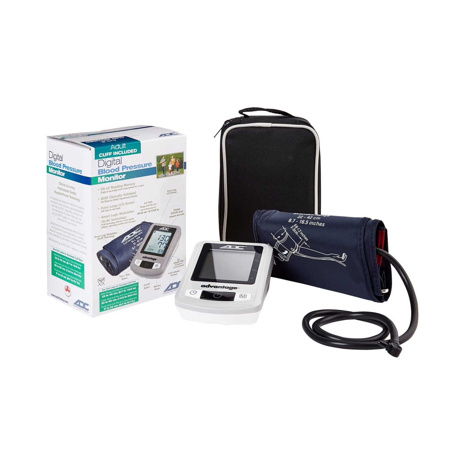 Advantage 6021N Series Wide Range Arm Home Automatic Digital Blood Pressure M...