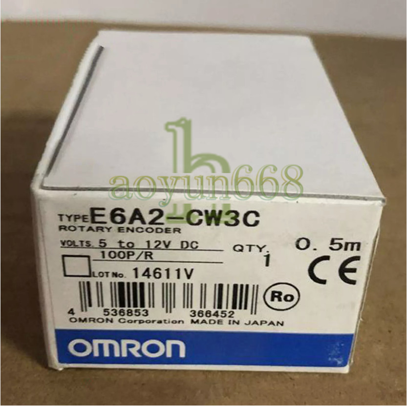ONE OMRON rotary encoder E6A2-CW3C 100P/R NEW In Box