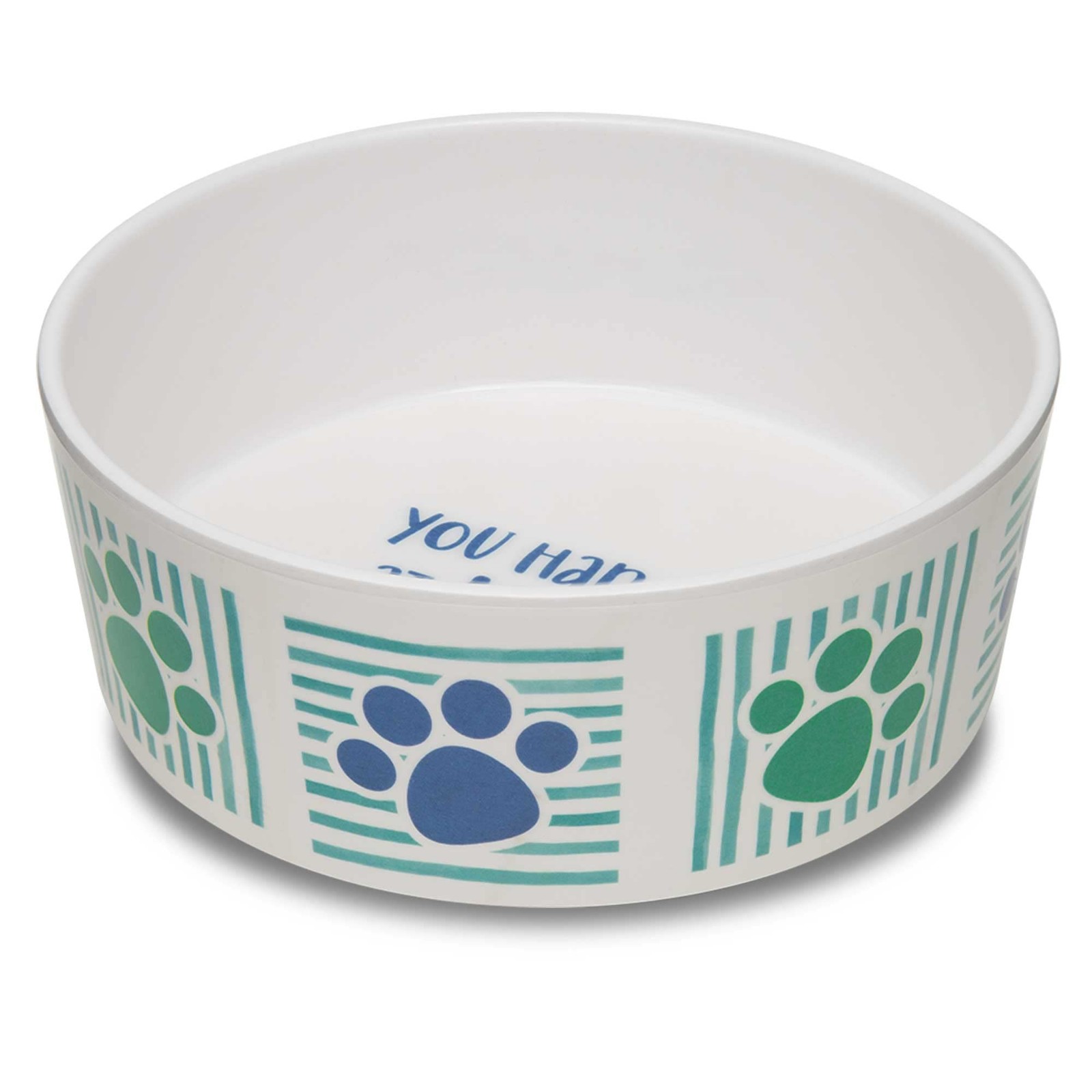 You Had Me at Woof Dog Bowl Durable Spill Proof Dishwasher Safe Pet Feeder