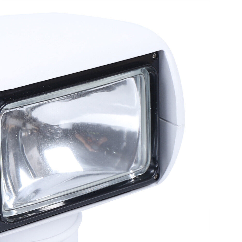 100W Boat Search Light Remote Control Marine Spotlight 360 Rotate 2500LM 12V