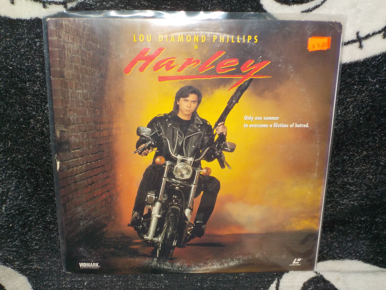Harley Laserdisc LD Lou Diamond Phillips Free Ship $50