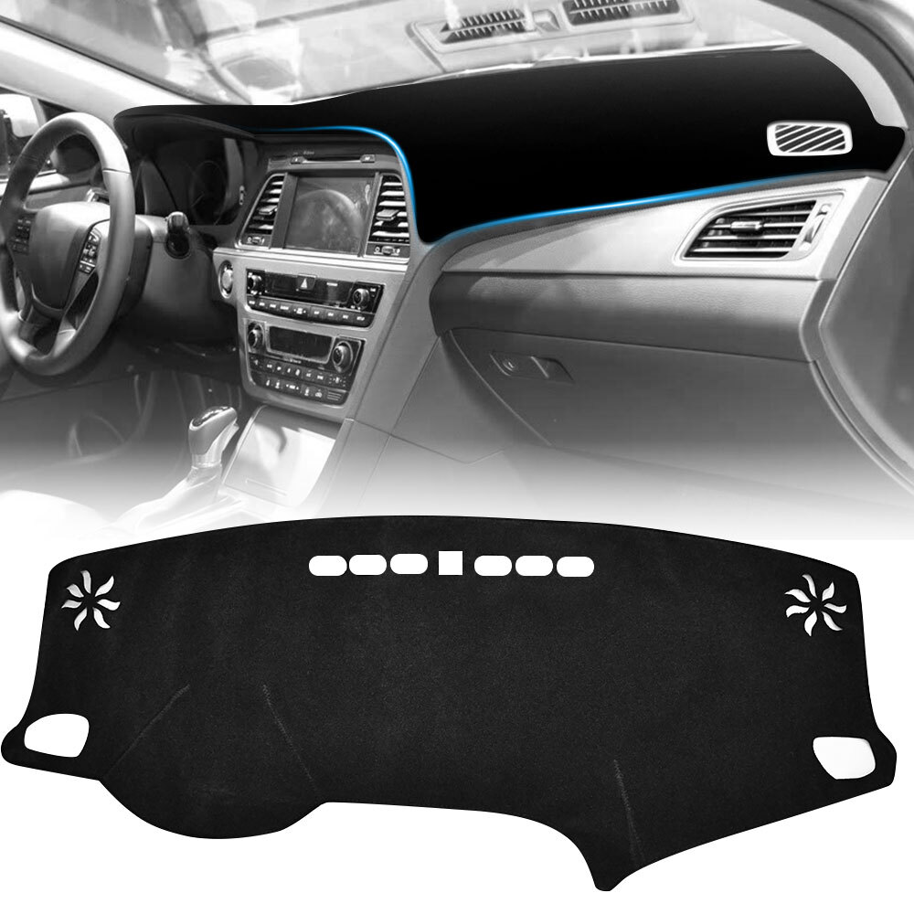 Car Dashboard Dash Pad Cover Protect Mat For Hyundai Sonata 2015 2016 2017 2018