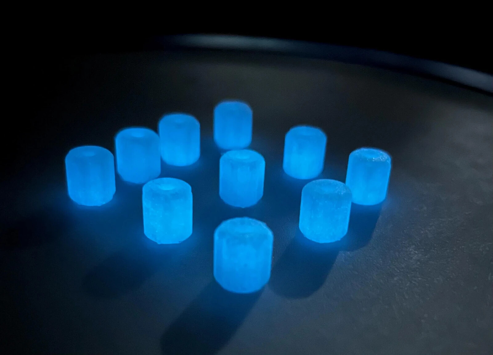 EDC Glow in Dark Beads, 20 Pack, NEW, USA, FREE Shipping