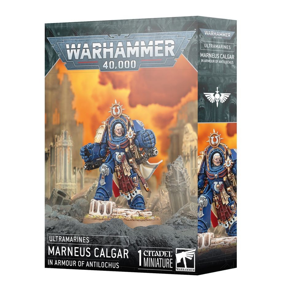 Space Marines: Marneus Calgar in Armour of Antilochus - 40k - Brand New! 55-74