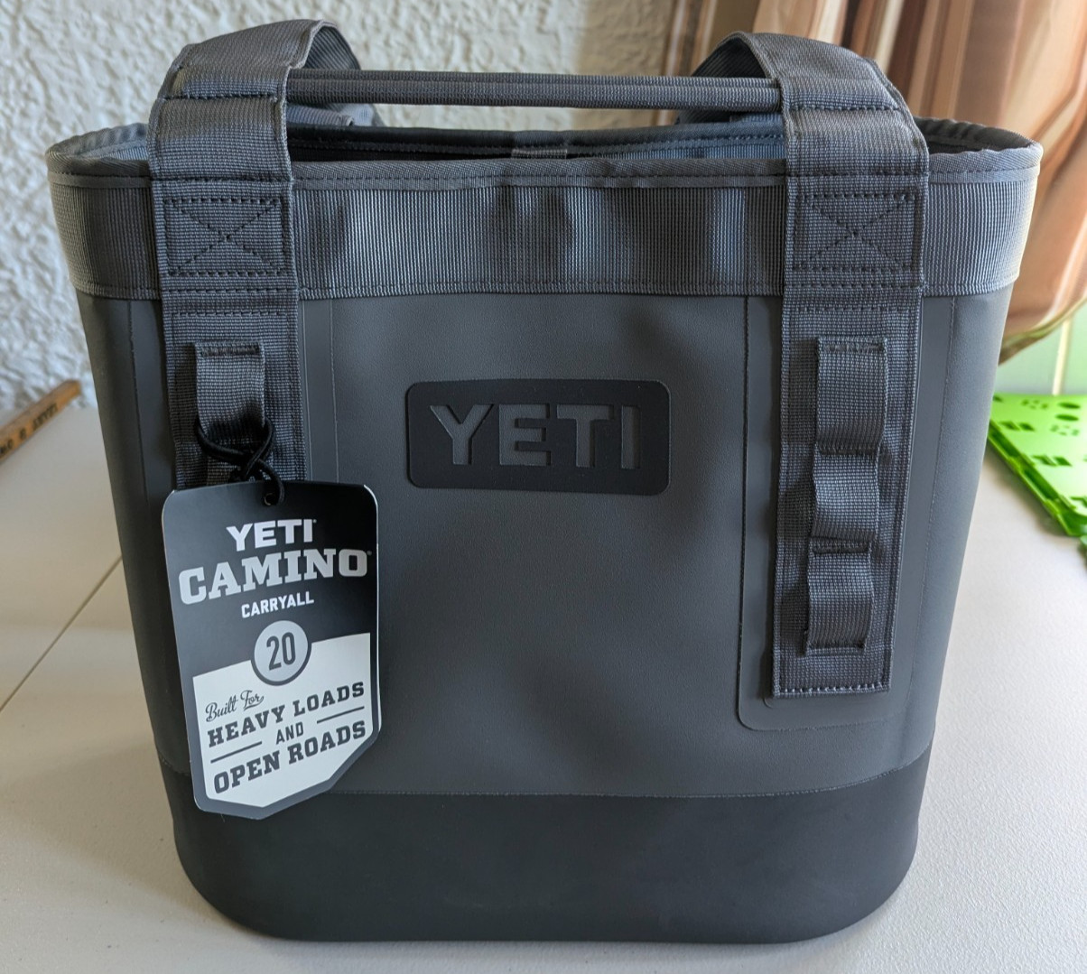 NEW YETI Camino 20 Carryall Tote Bag Storm Gray Rare Color Outdoors Camping NWT