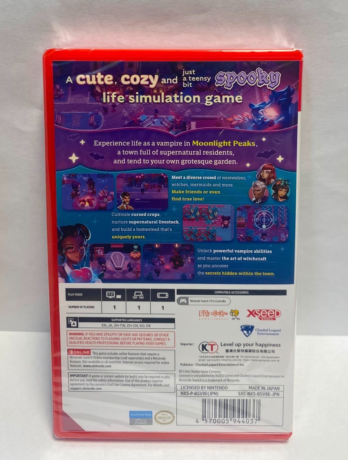 Moonlight Peaks (Multi-Language) Switch 2 Factory Sealed Special (2026 Action)