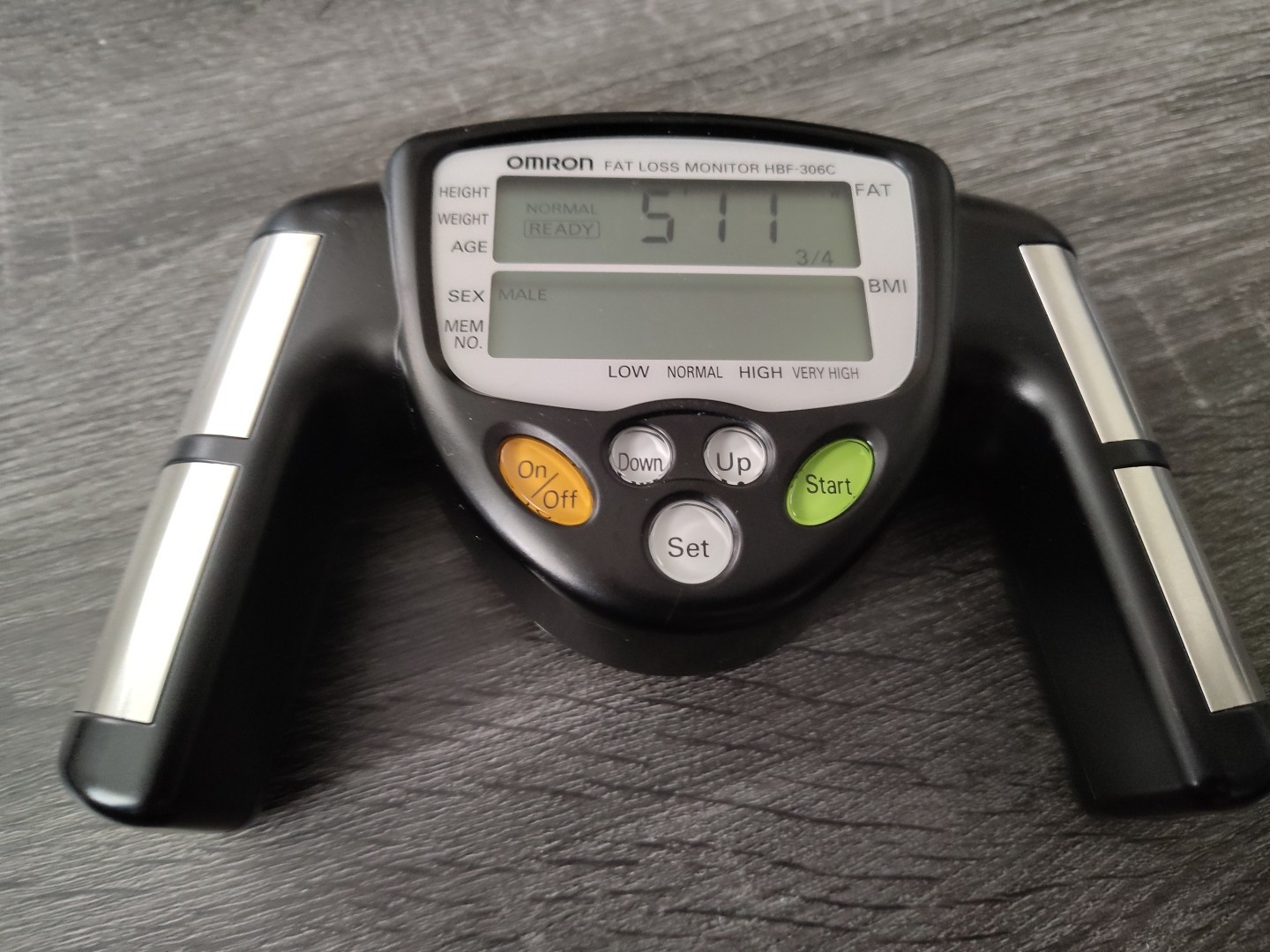 Omron HBF-306C Fat Loss Monitor EXCELLENT CONDITION