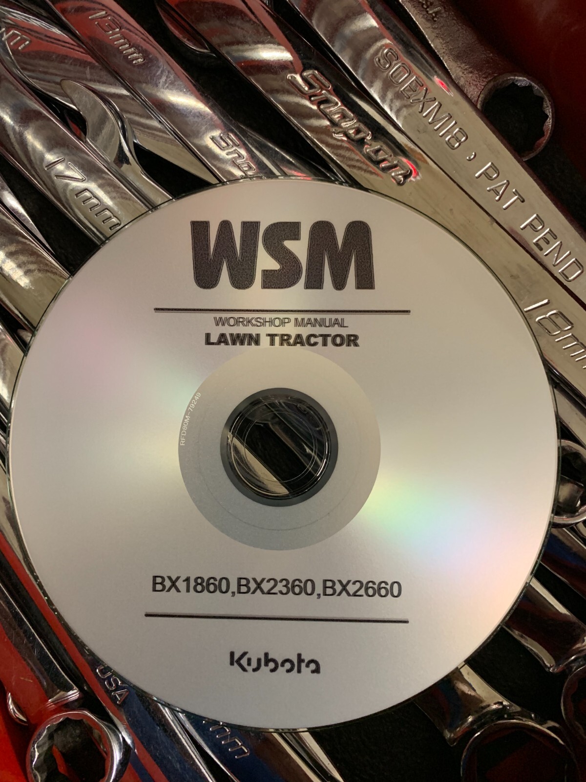KUBOTA BX-1860 BX-2360 BX-2660 TRACTOR WORKSHOP SERVICE REPAIR MANUAL - CD