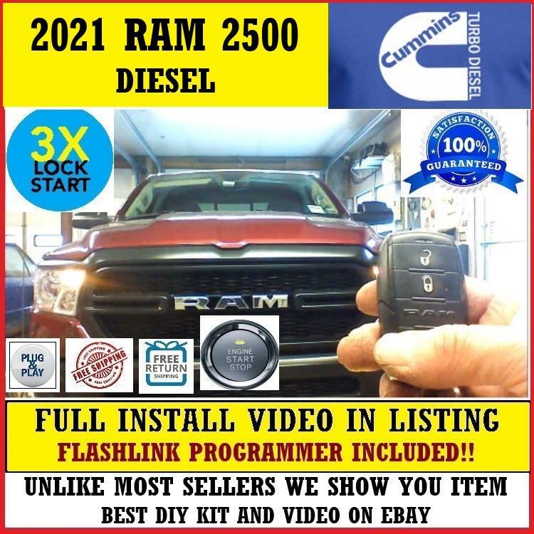 Plug & Play Remote Start 2021 RAM 2500 DIESEL
