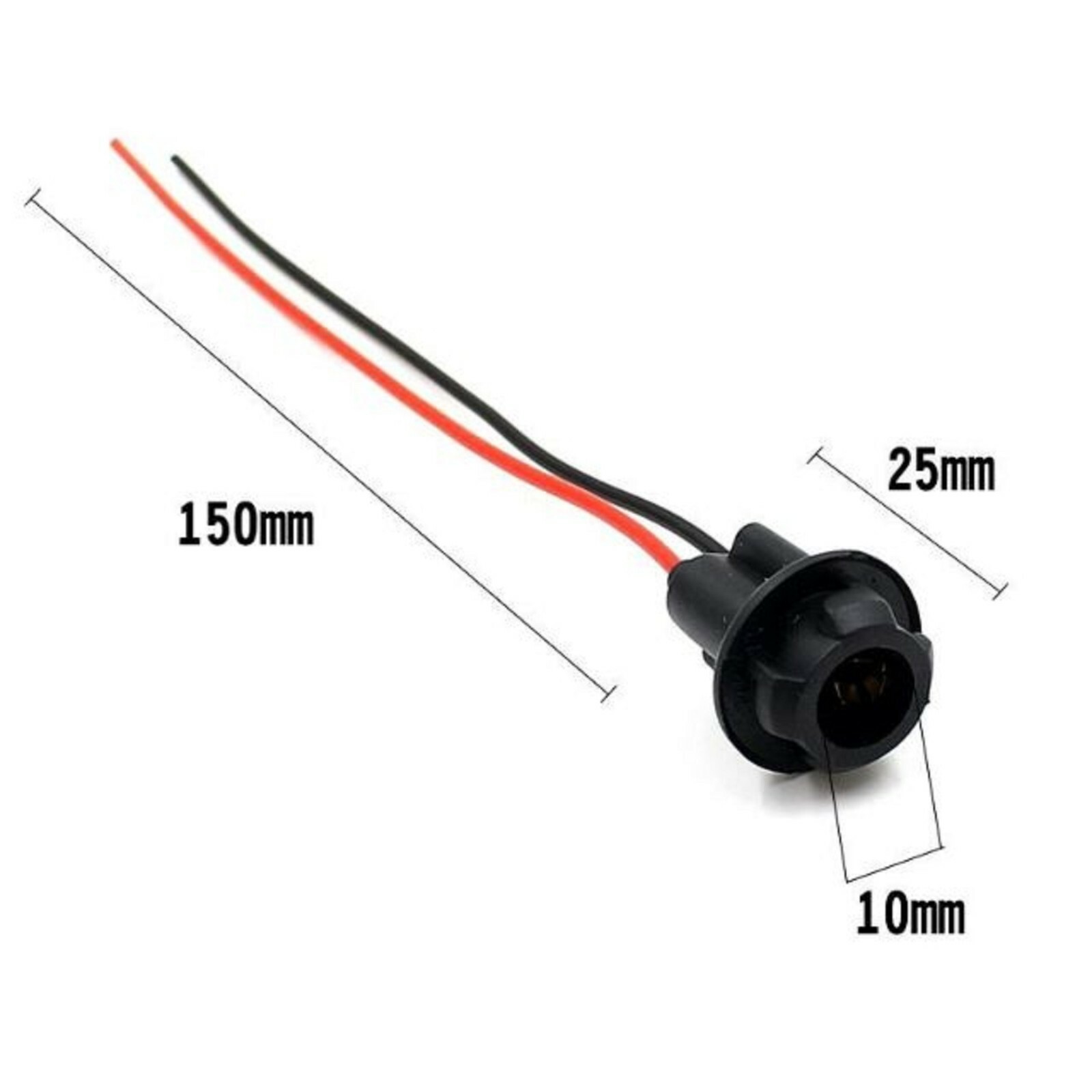 Universal Pigtail Wire Female Socket 194 Harness Front Side Marker Light Plug A