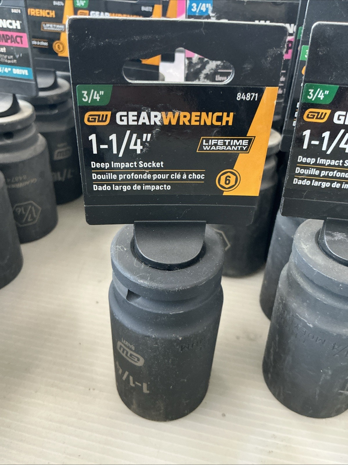 GearWrench 3/4" Drive 1-1/4" Impact Deep Well Socket 84871