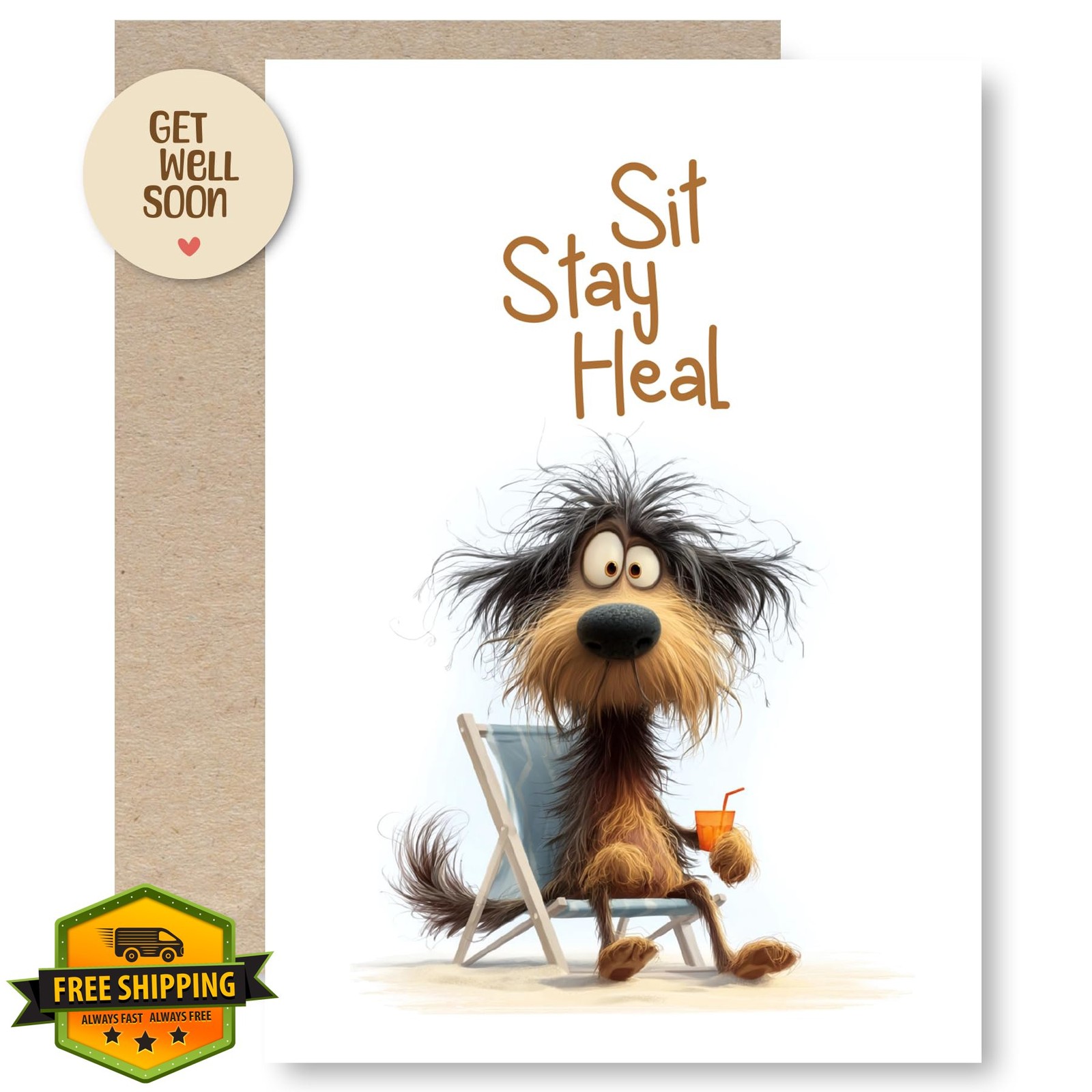 Funny Get Well Card for Men Women Surgery Recovery Gift