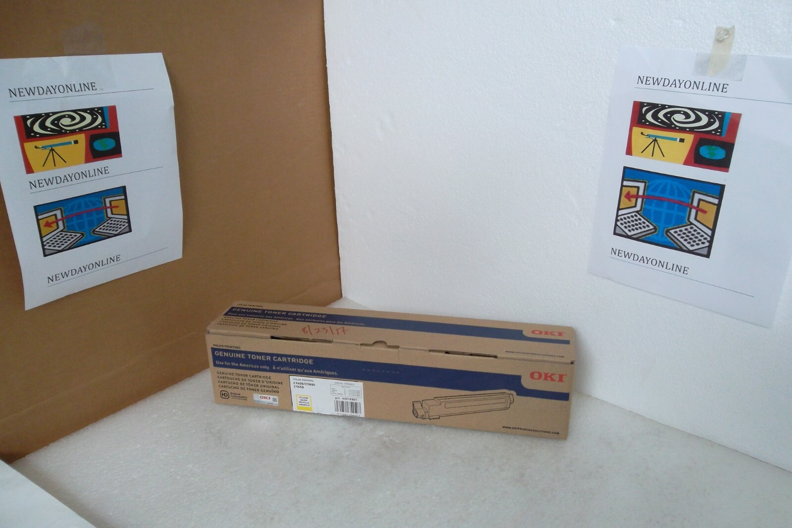 Okidata 42918981 Toner Cartridge C7 Yellow for Oki C9600 C9800 C9650 C9850 NEW