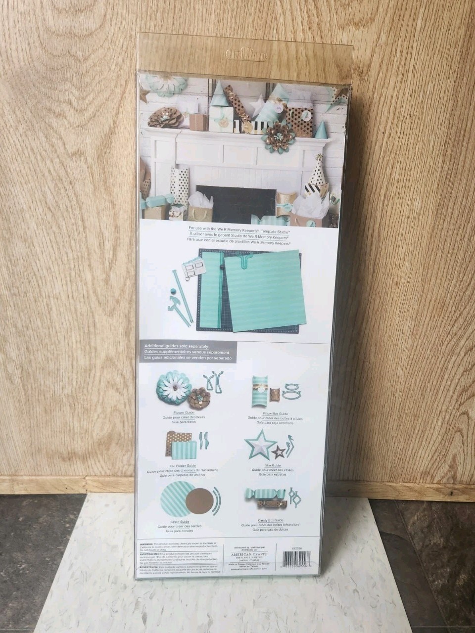 American Crafts We R Memory Keepers Template Studio Candy Box