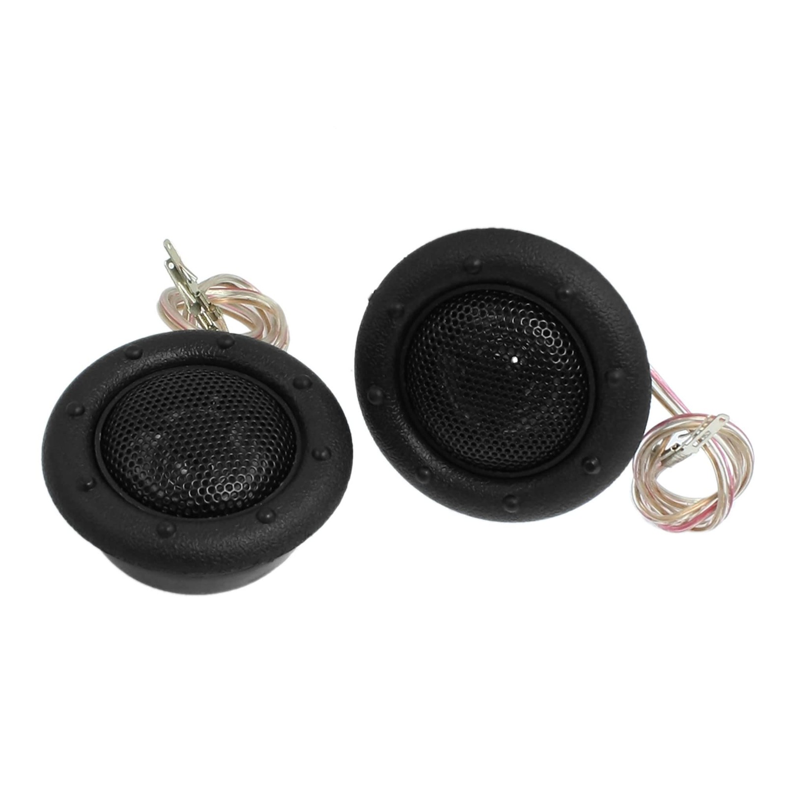 uxcell 2 Pcs 2.5 Inch Micro Dome Car Audio Tweeters Speakers 2.5"x1.0", Black