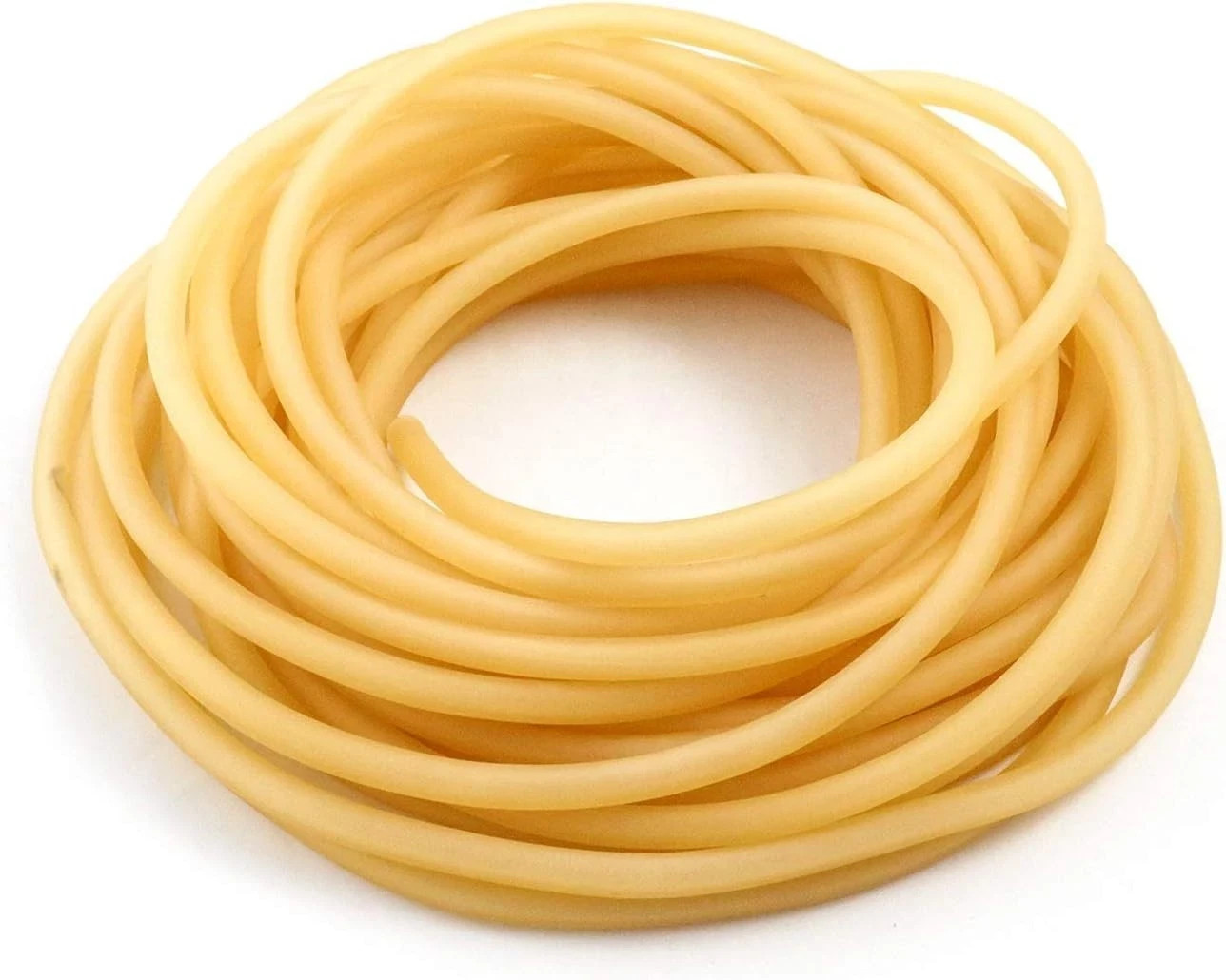 33FT 1/4" OD 3/16" ID Natural Latex Rubber Tubing Surgical Tube for Home, Hospit