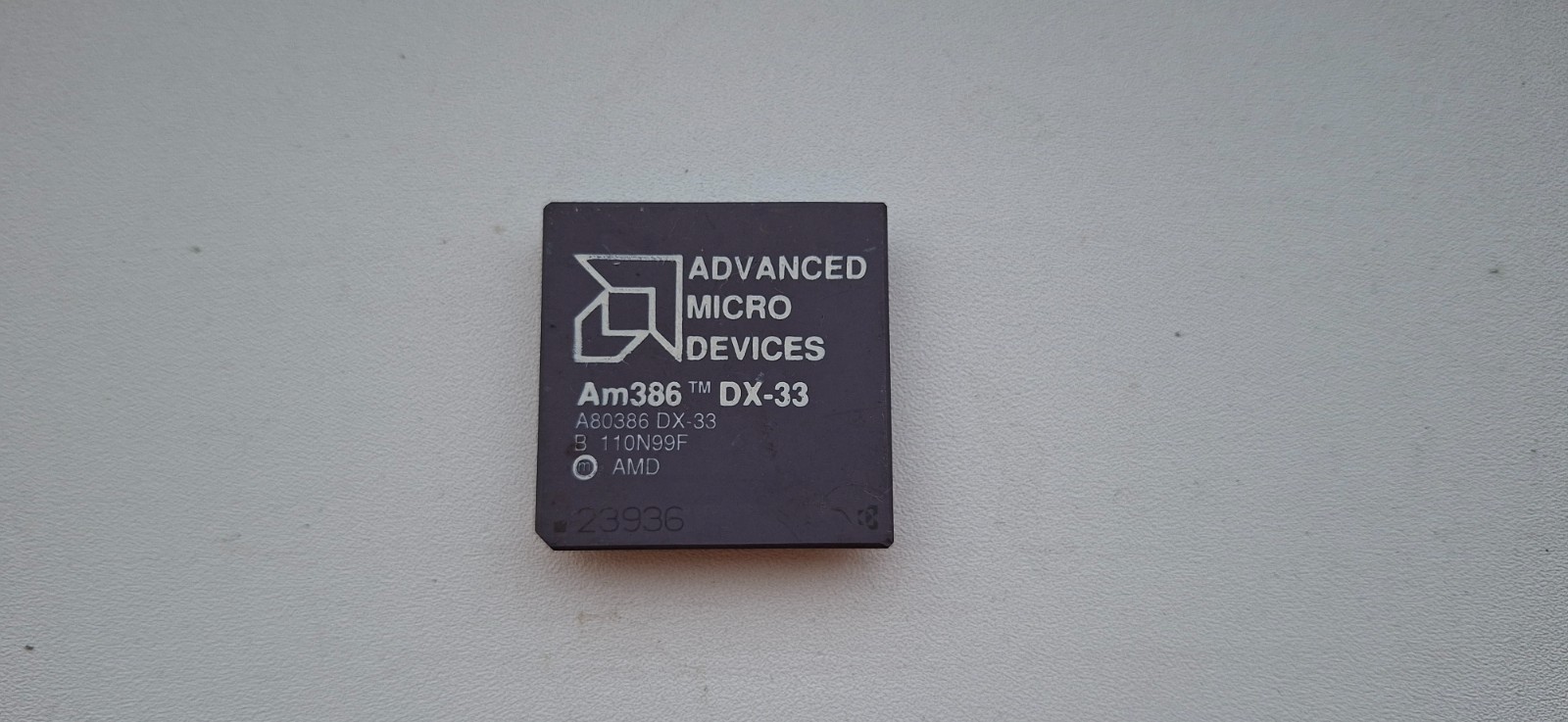 AMD Am386 DX-33 A80386DX-33 very rare no DX/DXL-33 rev B vintage CPU GOLD
