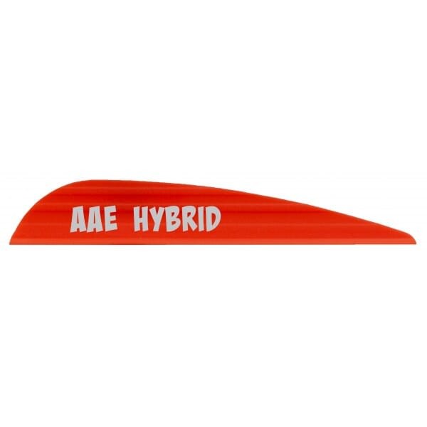 AAE Hybrid 23 Archery Vanes 100 Pack, Red (HY23RD100)