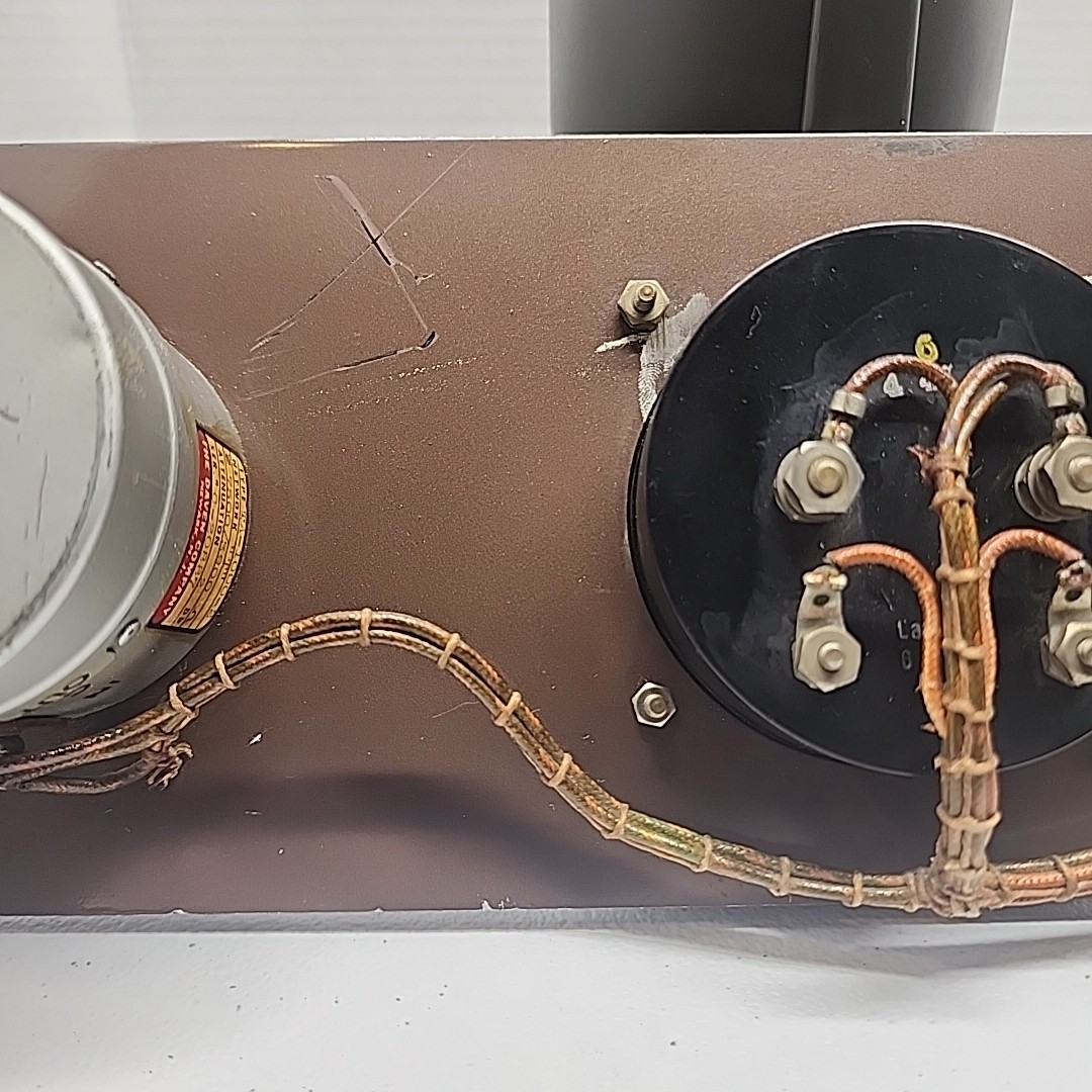 Western Electric VU Meter Rack Mount With Attenuator And Line Switch-Raytheon
