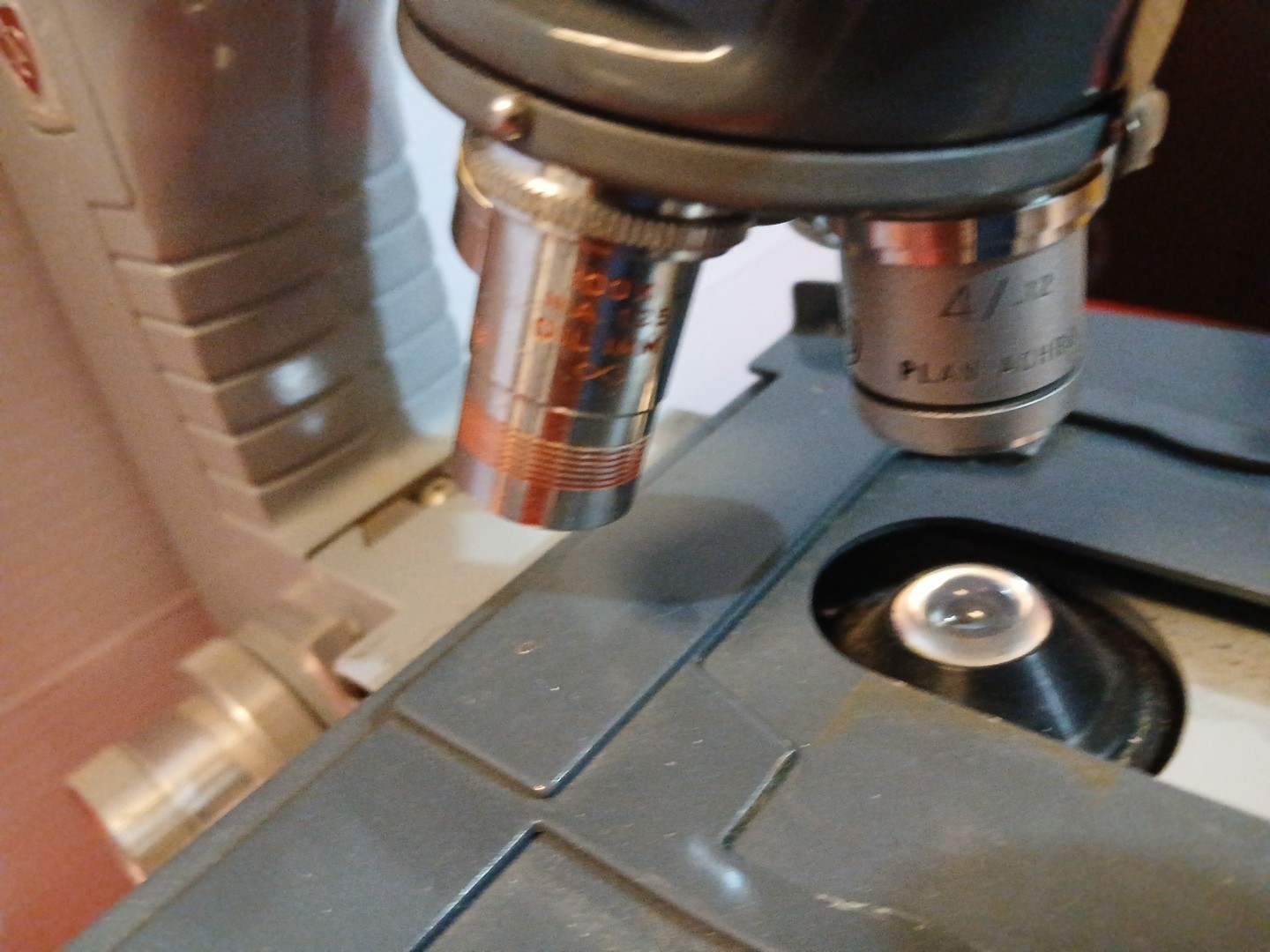 American Optical AO Microscope With Power Supply Transformer
