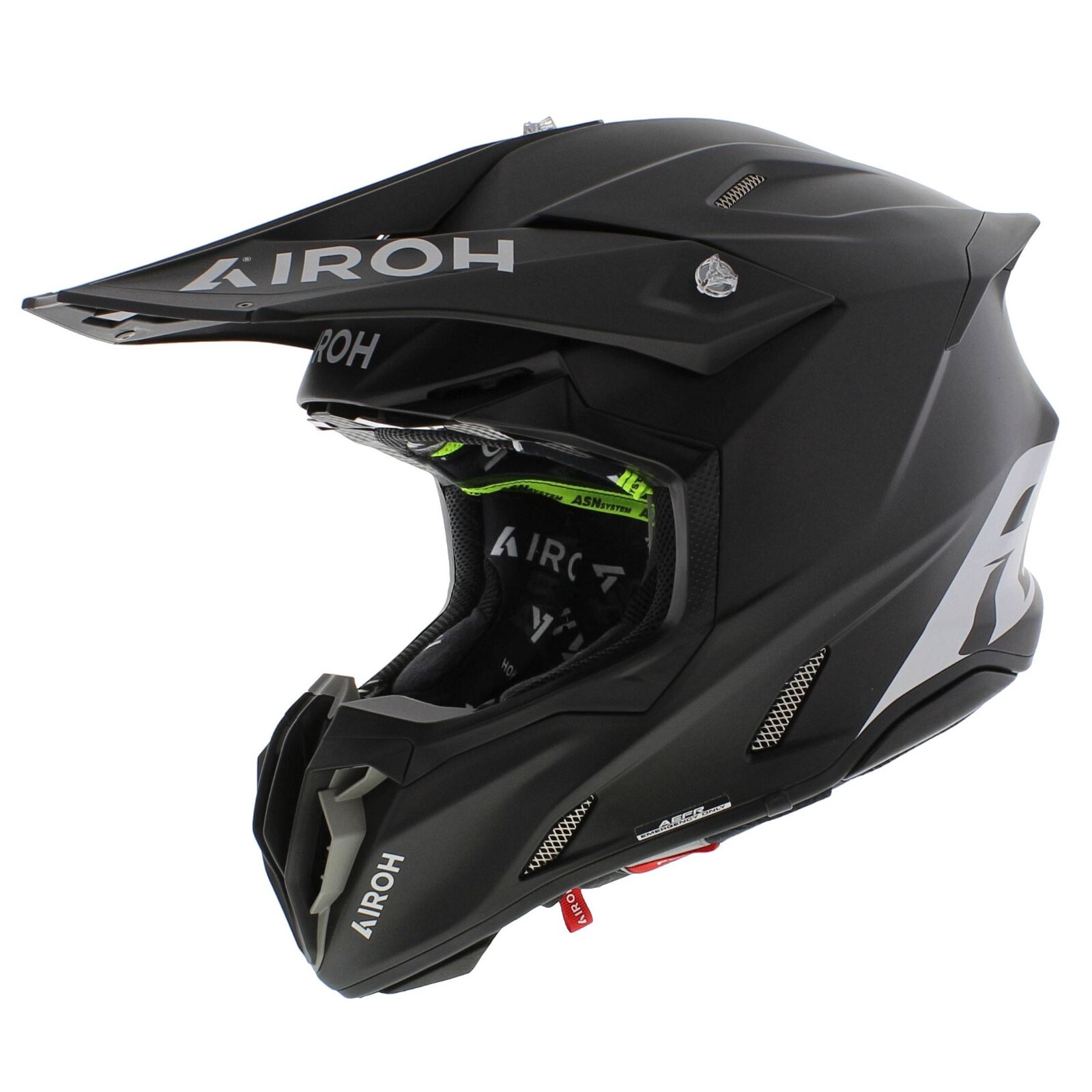 Airoh Twist 3.0 Mono Matt Black, All Sizes Offroad MX Helmet Fast Ship!
