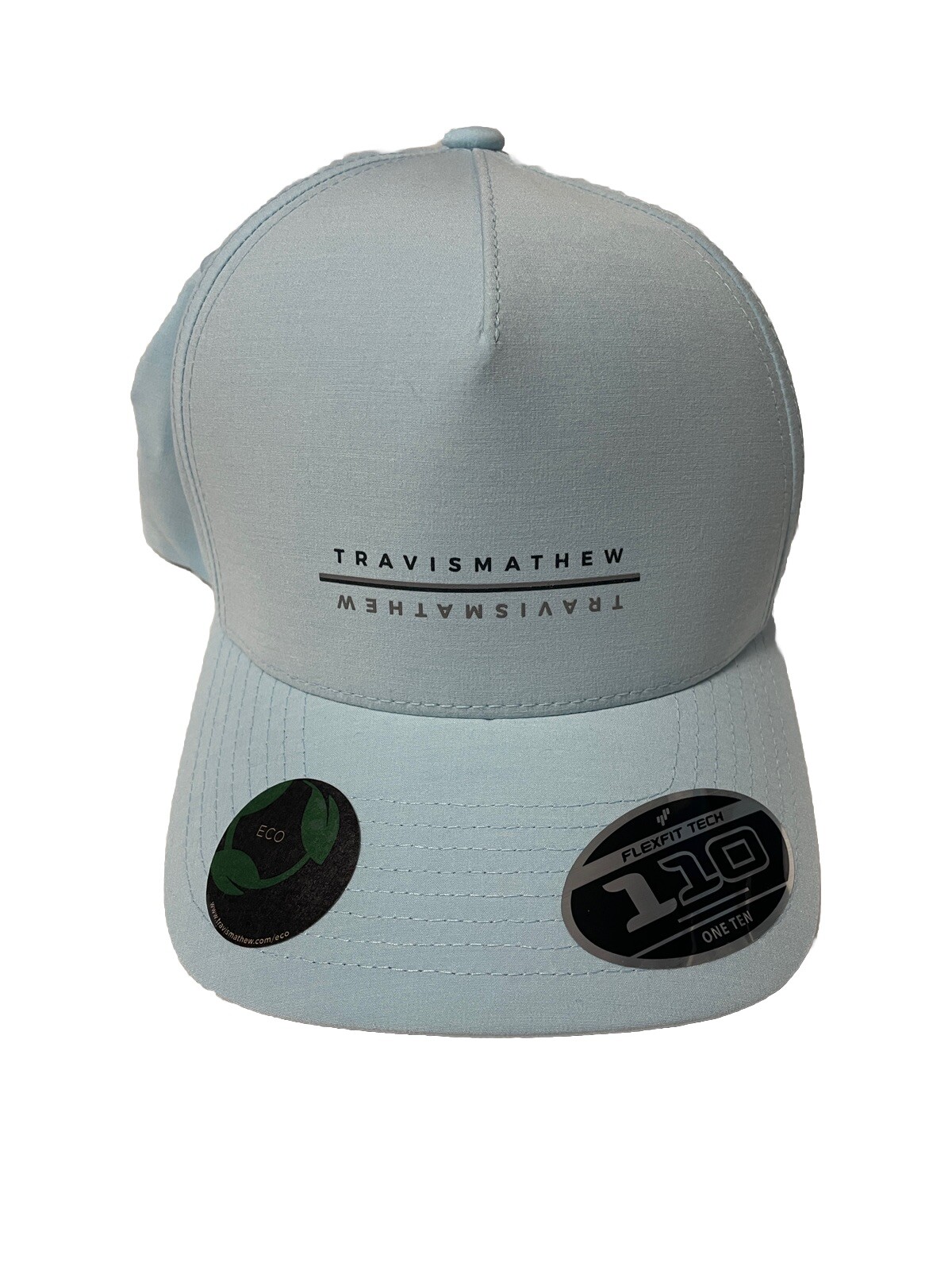 Travis Mathew Golf Hat Mens Hilo Hills Adjustable Snapback FlexFit Light Blue