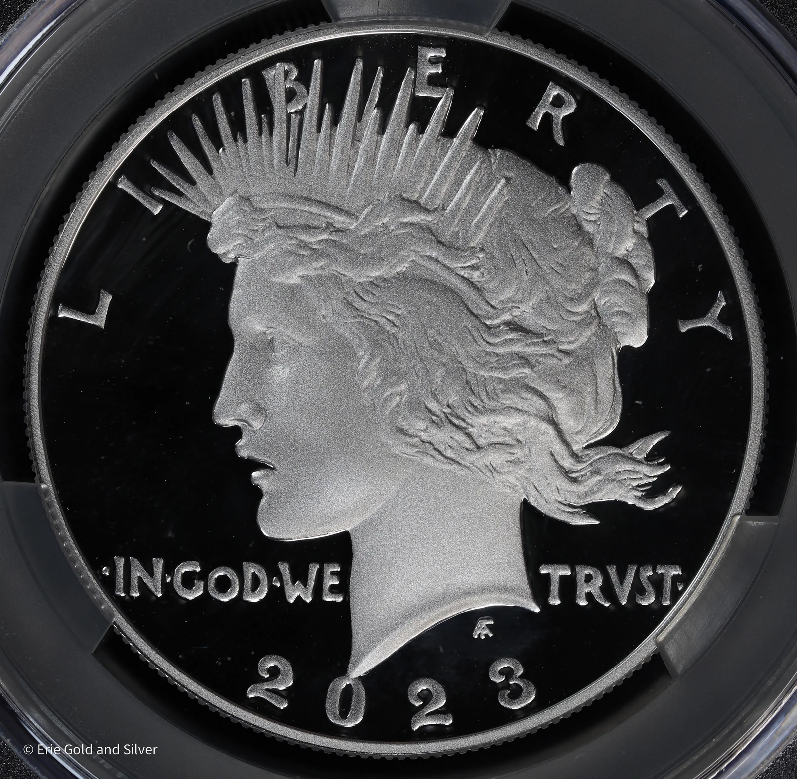 2023 S $1 Proof Silver Peace Dollar CACG PR 70 DCAM | First Delivery CAC Grading