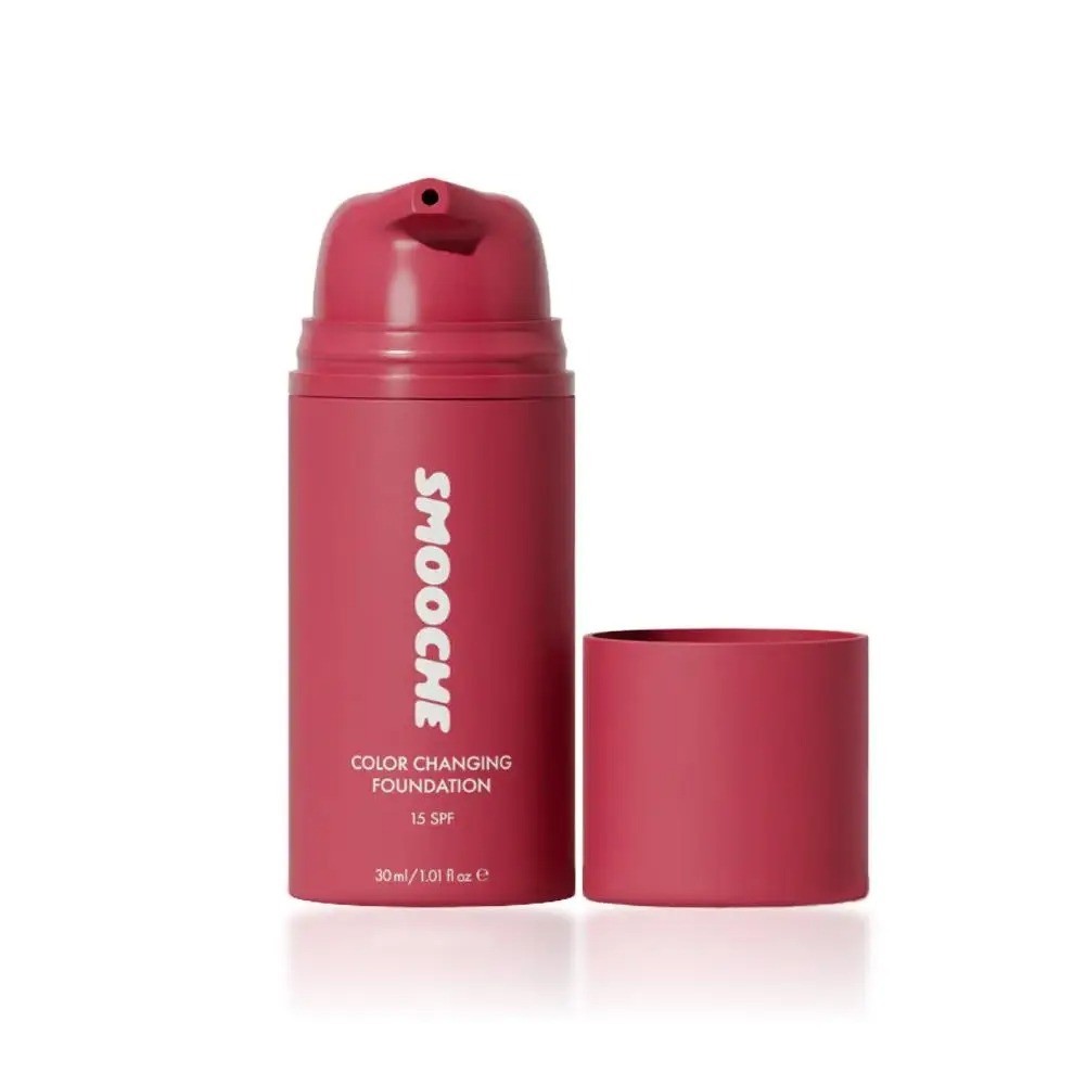 SMOOCHE Color Changing Foundation 30ml – Self Adjusting Natural Coverage Makeup
