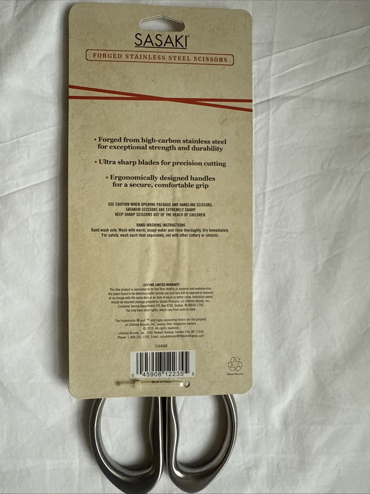 Sasaki Forged Stainless Steel Scissors