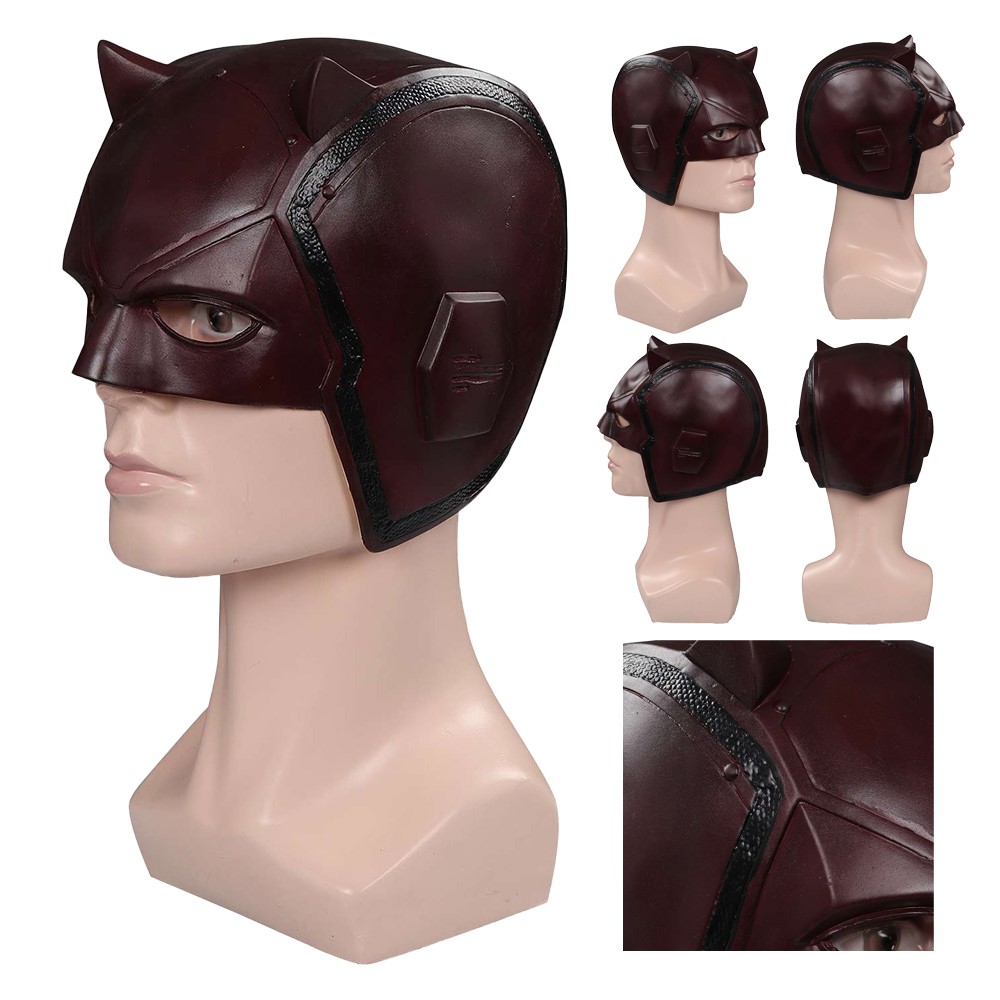Matt Murdock Mask Cosplay Latex Helmet Masquerade Halloween Props Fancy Dress US