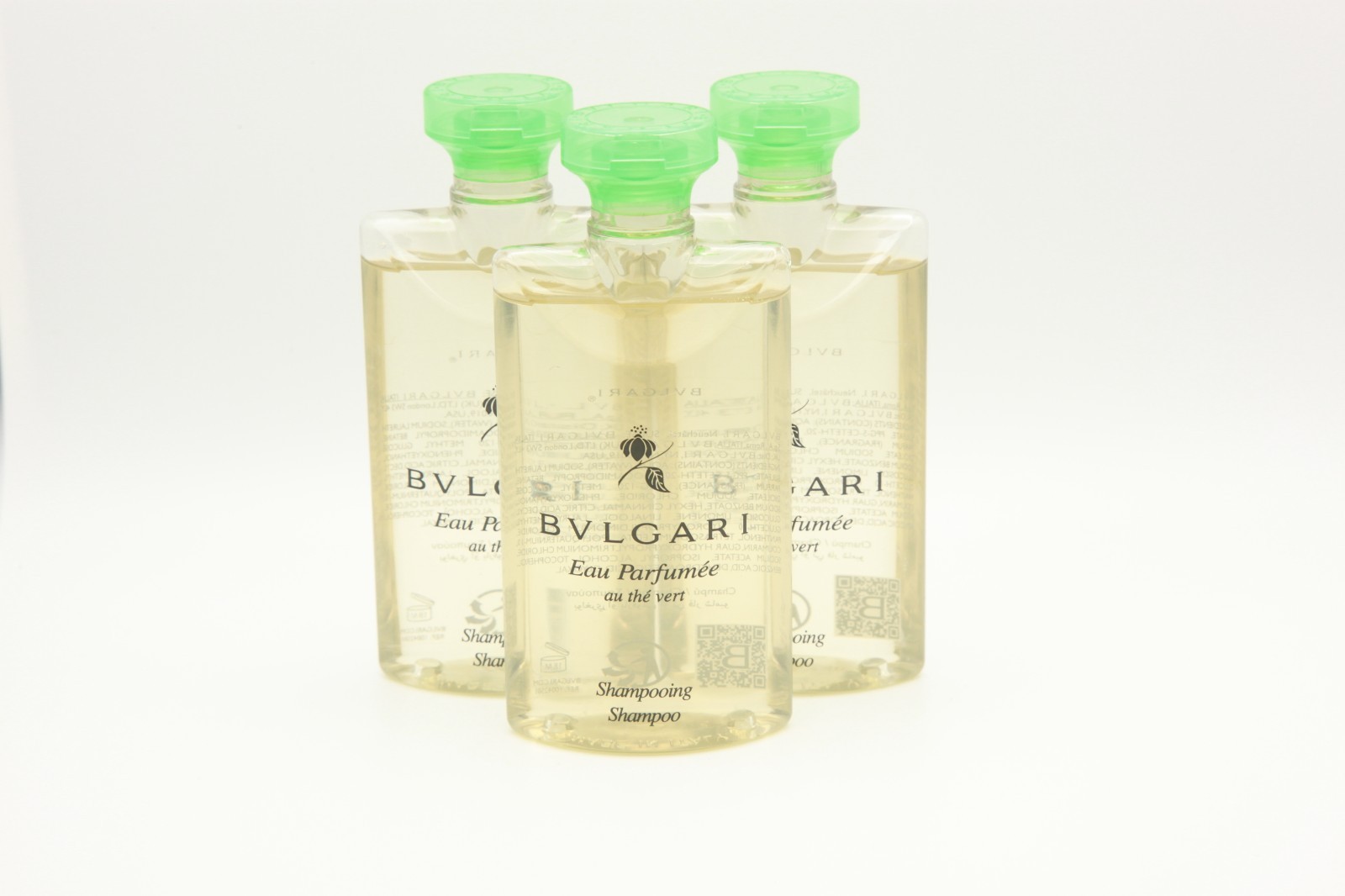 BVLGARI au thé Vert (Green Tea) Shampoo - 2.5 Fl oz / 75mL Pack Of 16 NEW