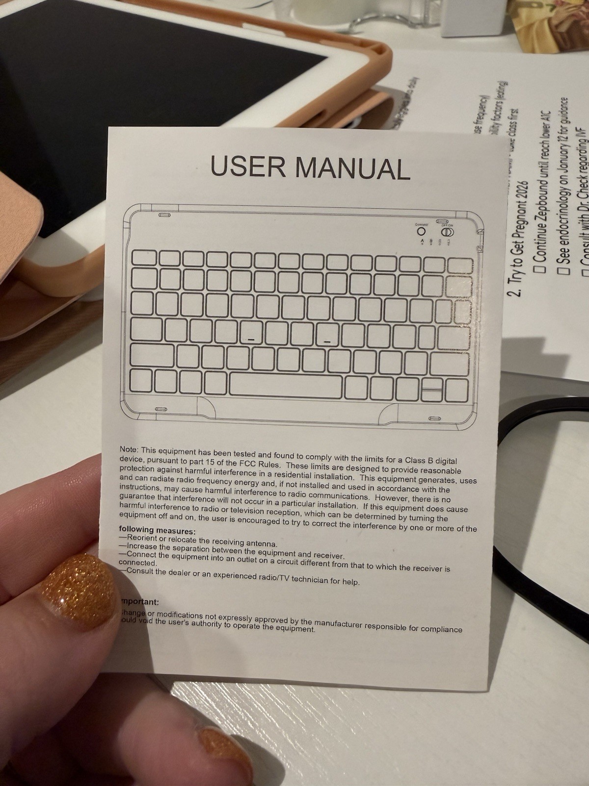 Apple iPad Air 2 magnetic keyboard