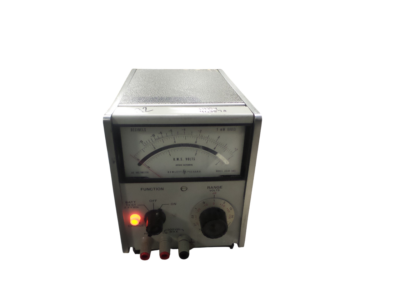 HP Model 403B R.M.S. AC Voltmeter - Free Shipping