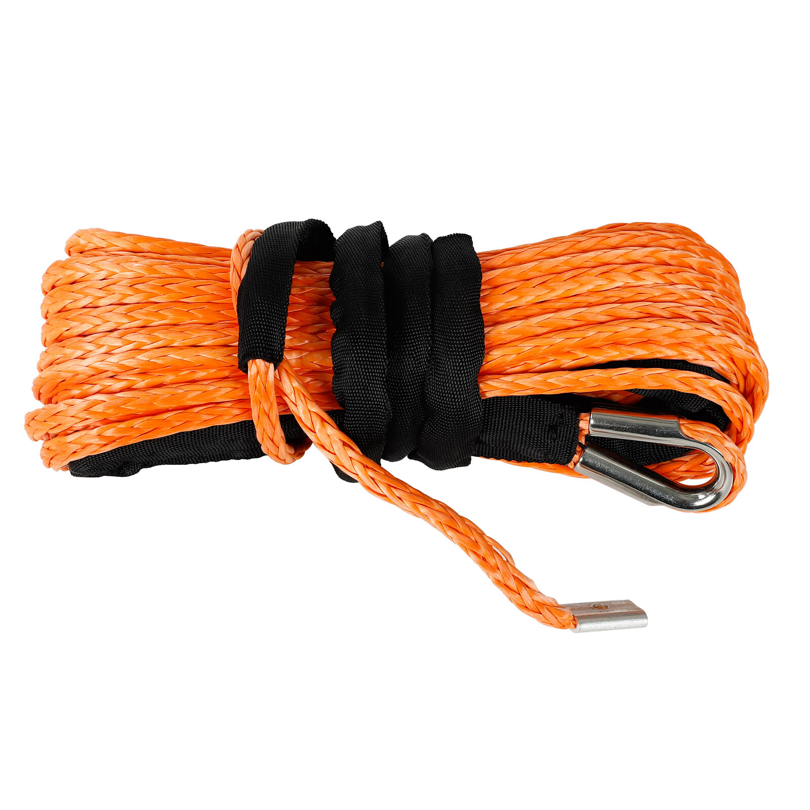 Synthetic Winch Rope Line Cable 5/16" x 50' 20.000 LB Capacity ATV UTV Orange