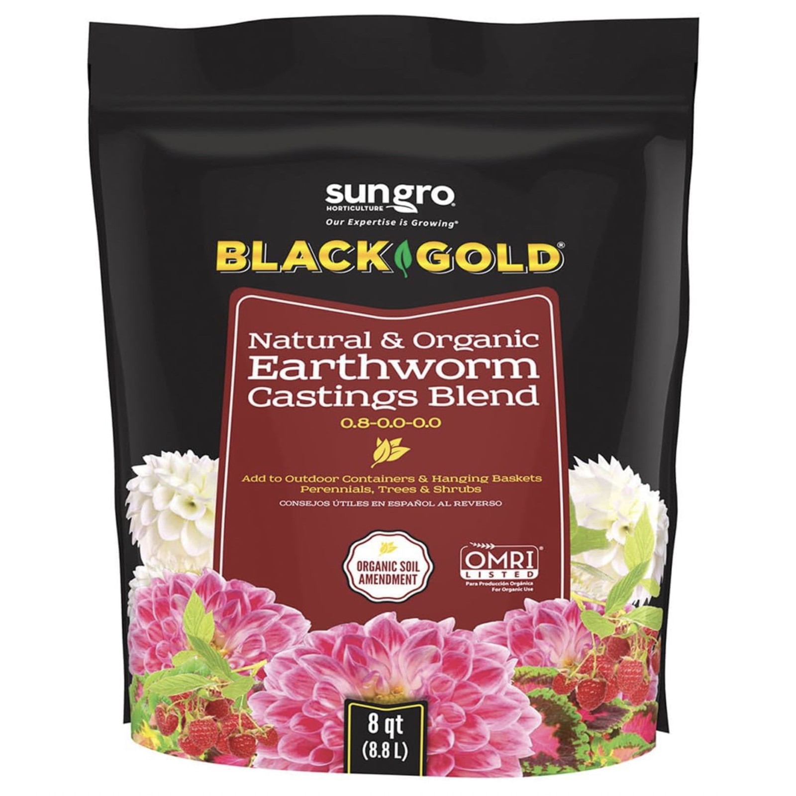 Sungro Black Gold Earthworm Castings Blend
