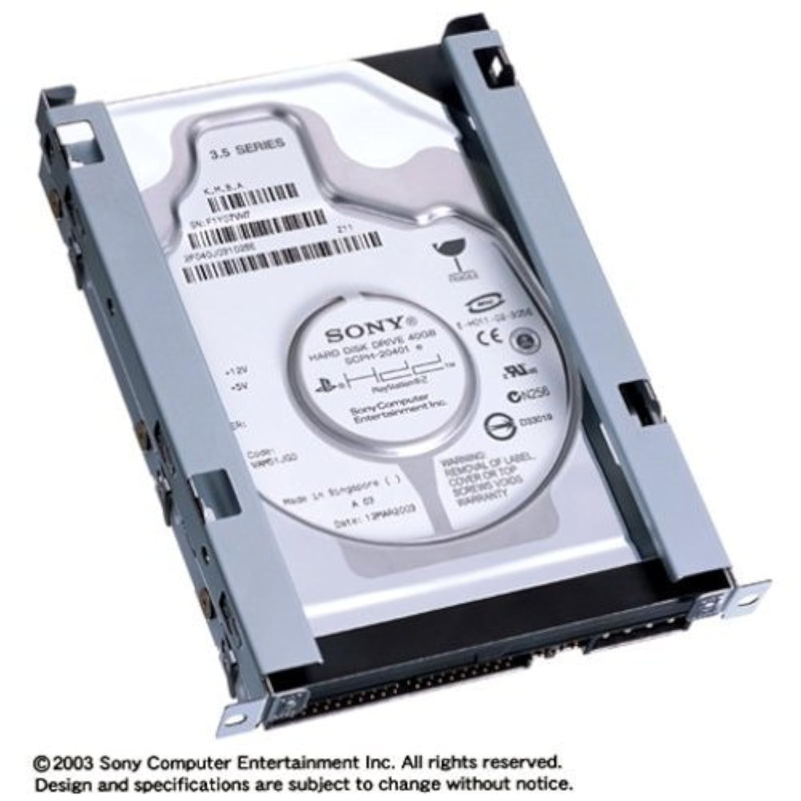 Sony OEM PS2 40GB Hard Disk Drive SCPH-20401 For PlayStation 2 2E
