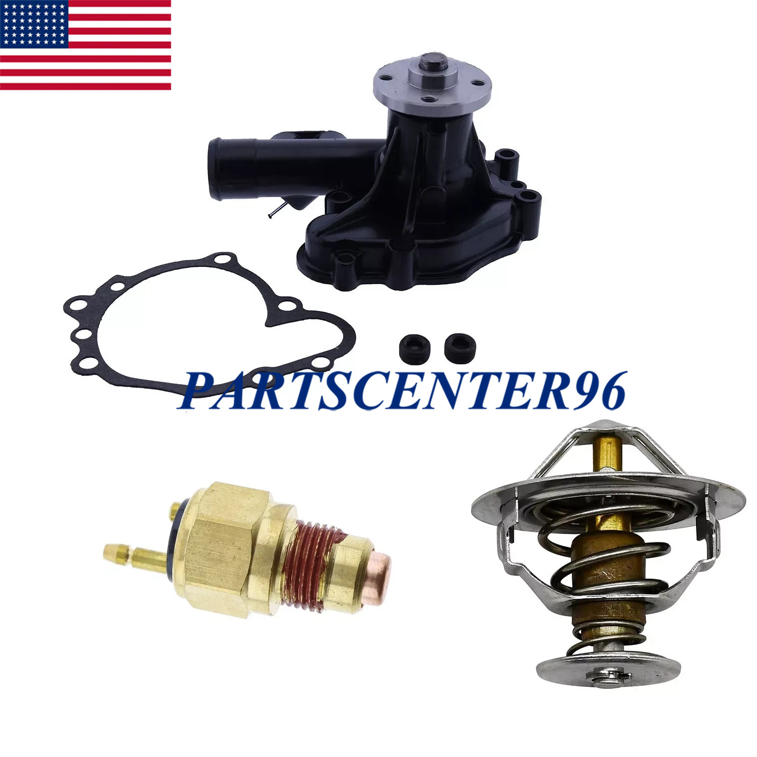 Thermostat & Water Pump & Sensor YM129927-42000 for Yanmar Engine 4TNE98 4TNE94