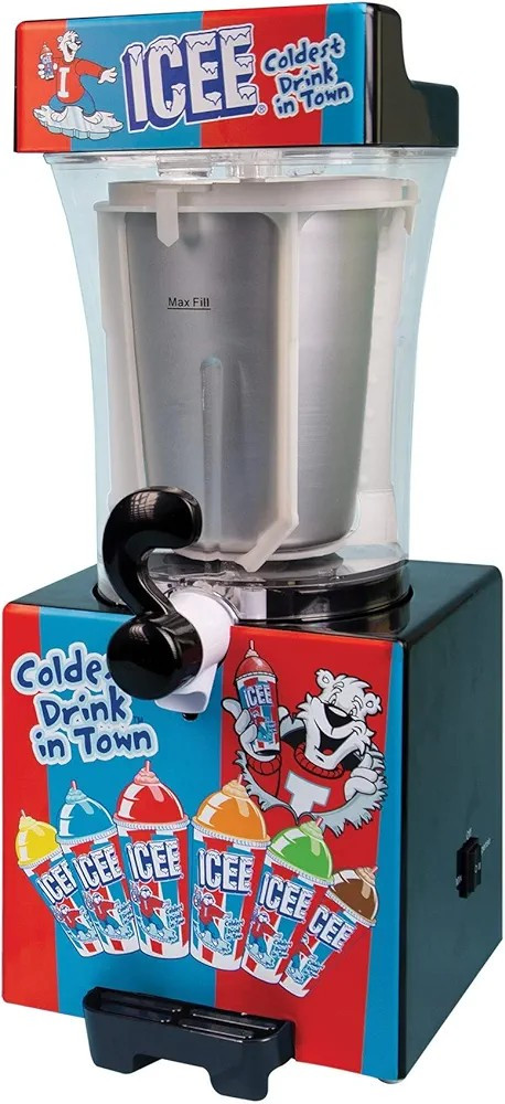 NEW ISCREAM ICEE SLUSHIE SLUSH DRINK MAKING MACHINE COUNTER-TOP STYLE 34oz NIB