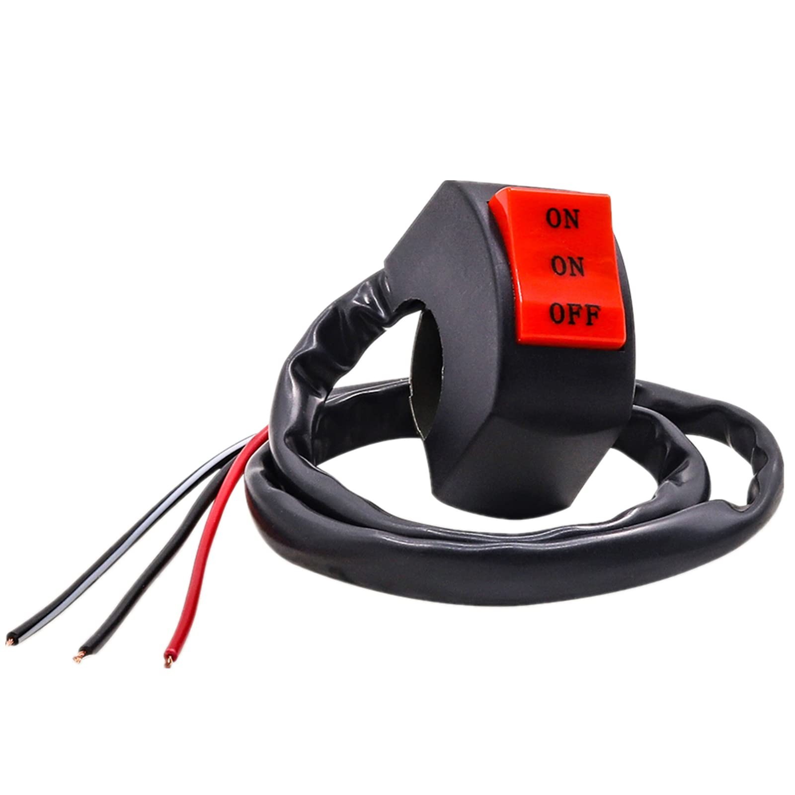 2Pcs Motorcycle Handlebar Switch 7/8" 12V ATV Handlebar for Motorbike Light B...