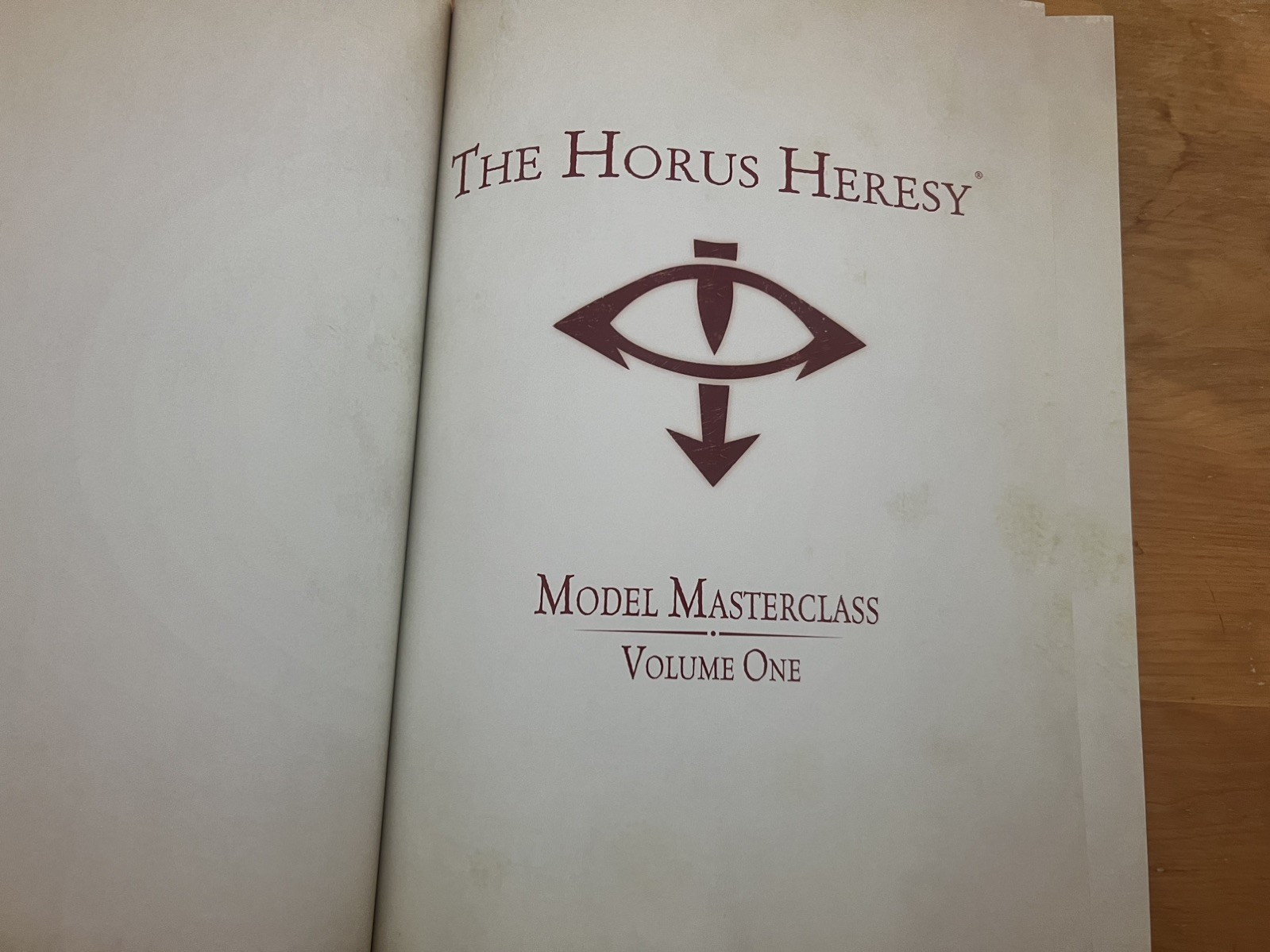 Horus Heresy Model Masterclass Volume One Forge World Warhammer 40K Used Great