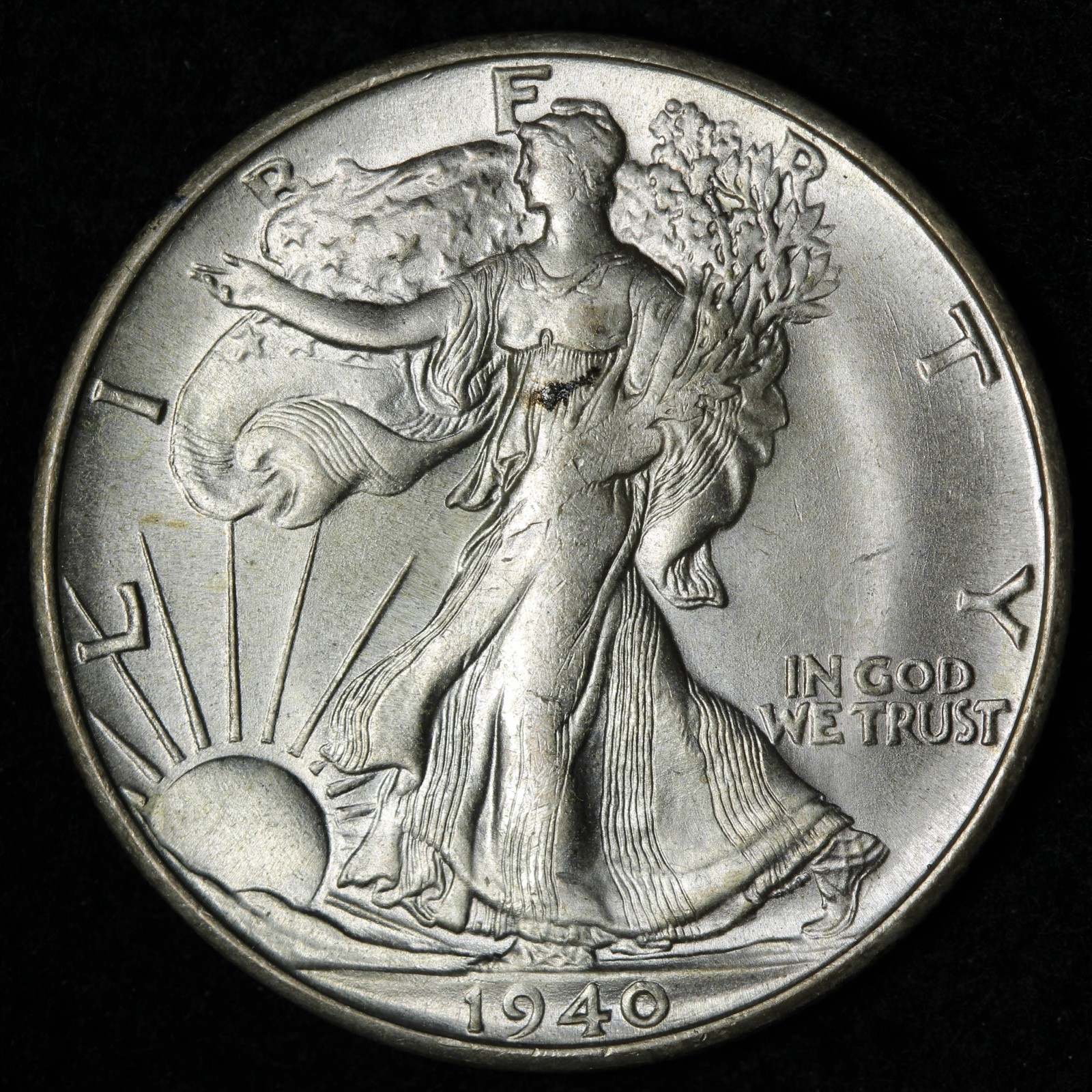 1940-S Walking Liberty Silver Half Dollar GEM BU *UNCIRCULATED* MS  E364 SUMM