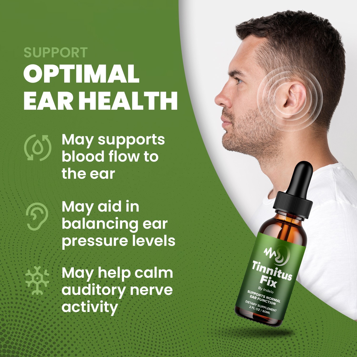 (5 Pack) TinnitusFix Healthy Ear Drops Support Supplement – Tinnitus Fix Liquid