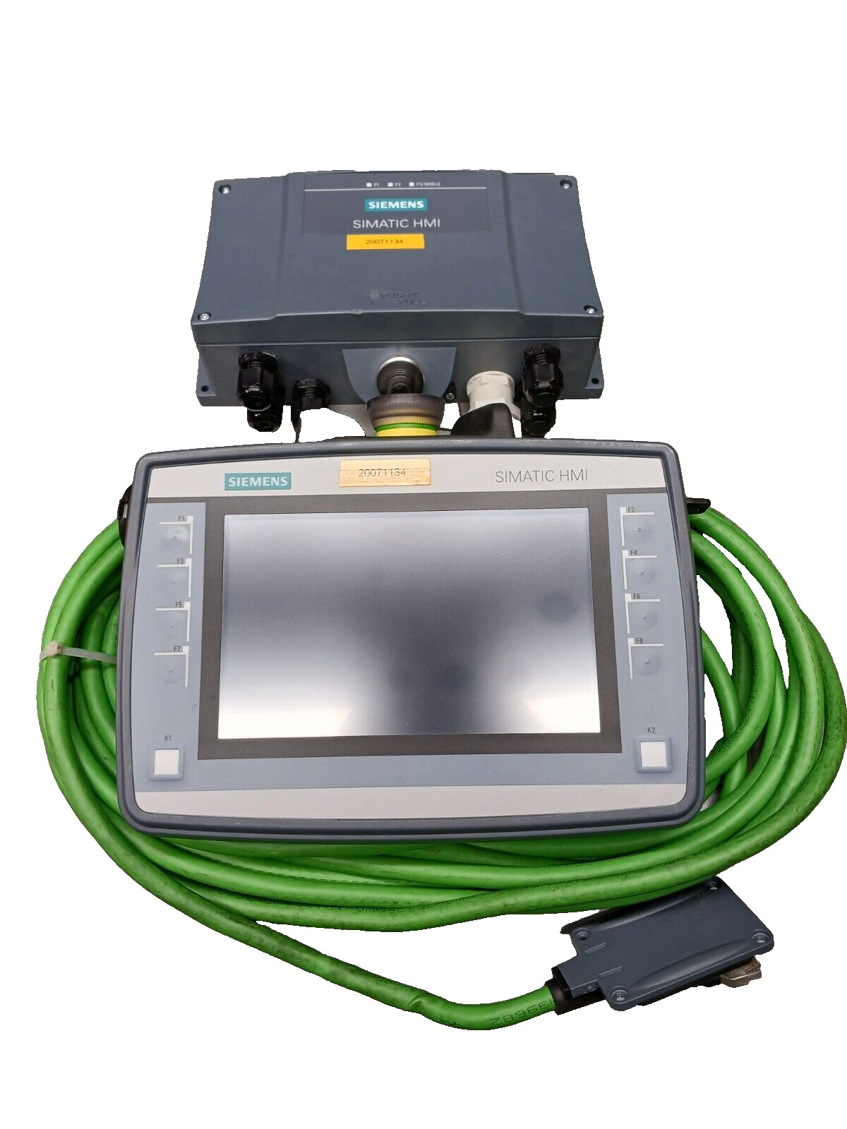 Siemens KTP700F Mobile Panel 6AV2 125-2GB23-0AX0 inc 8m Cable HMI Touch + SD