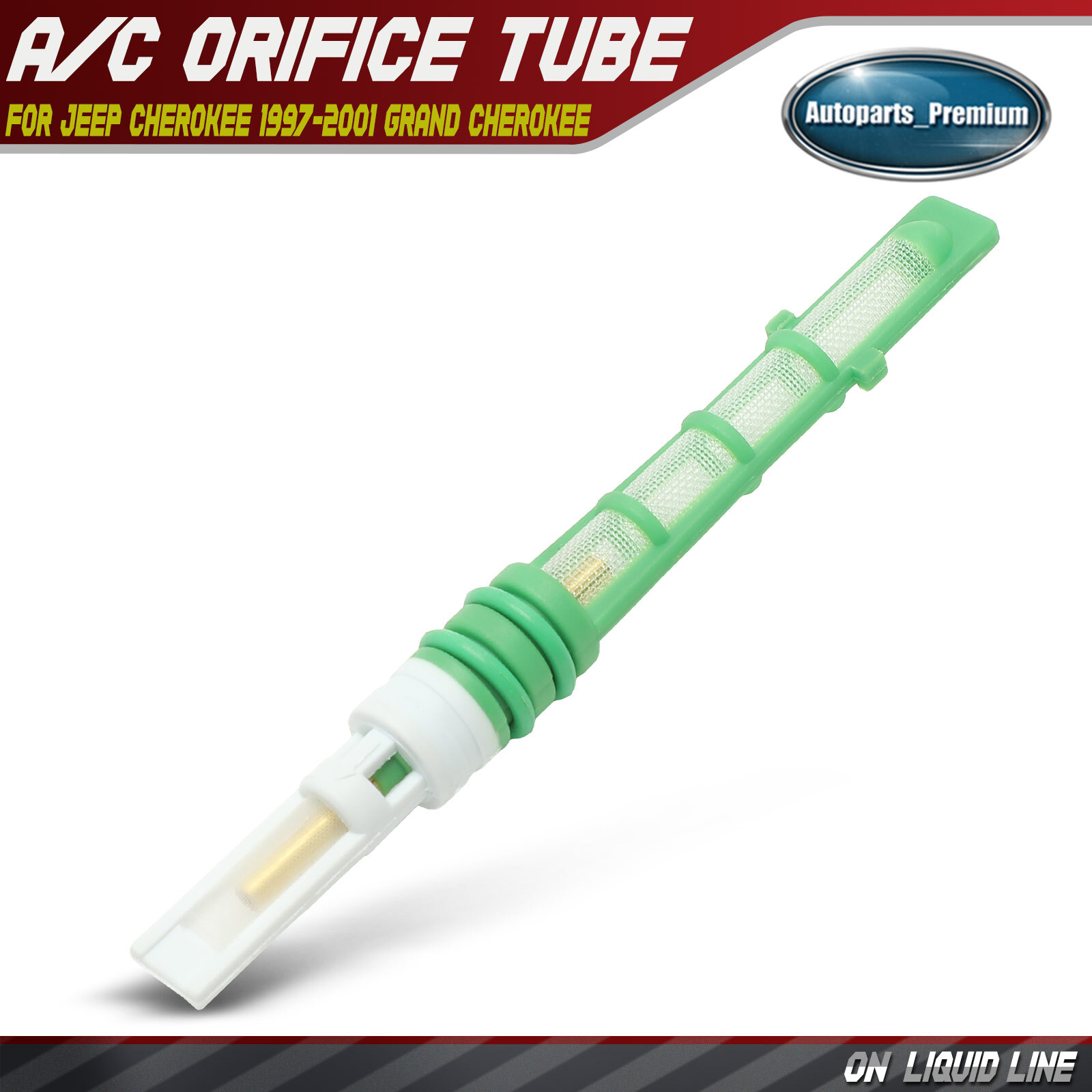 A/C Orifice Tube with Fixed Orifice for Jeep Cherokee 1997-2001 Grand Cherokee