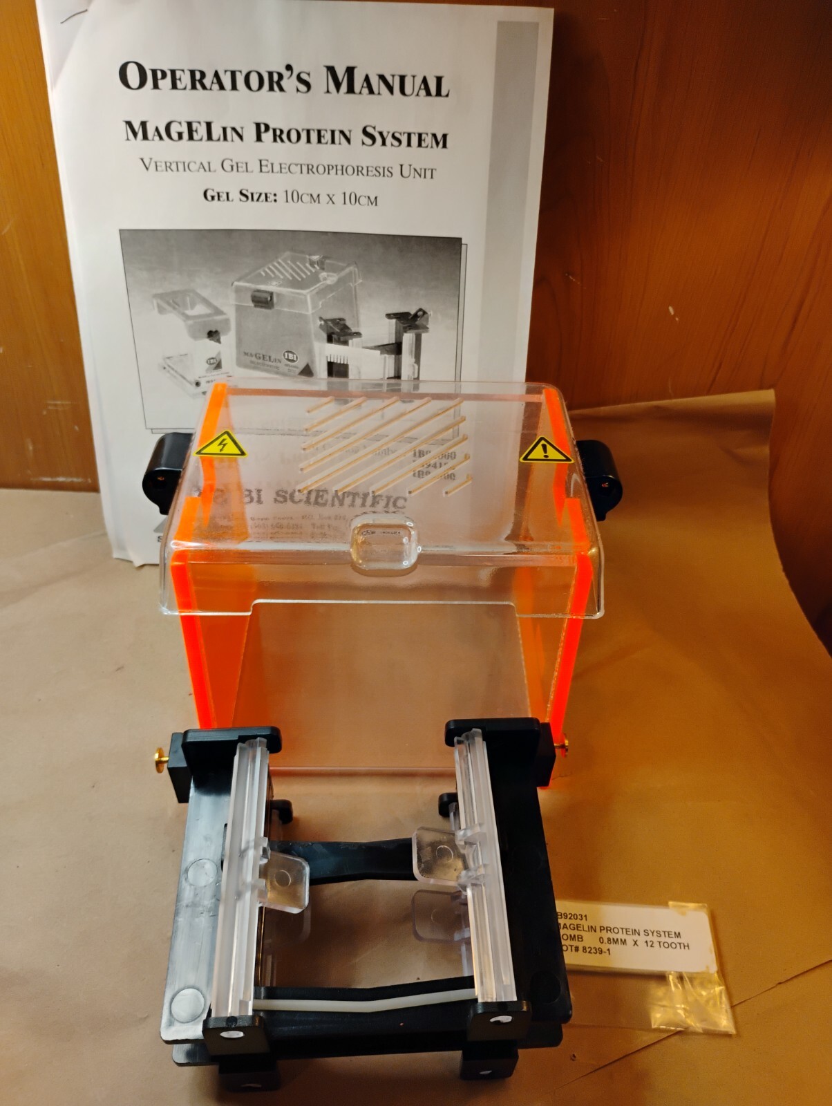 IBI IB94000 MA-Gel-In Protein System parts - Fast Ship