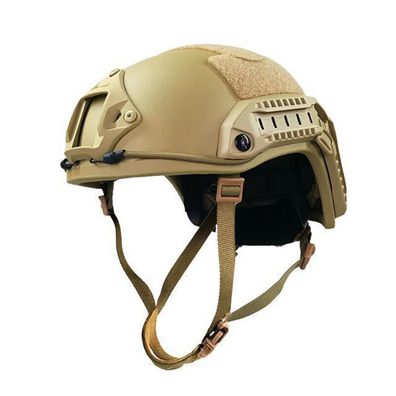 Tactical Uhmw-Pe Size M Ballistic IIIA Bullet Proof Helmet Medium DE