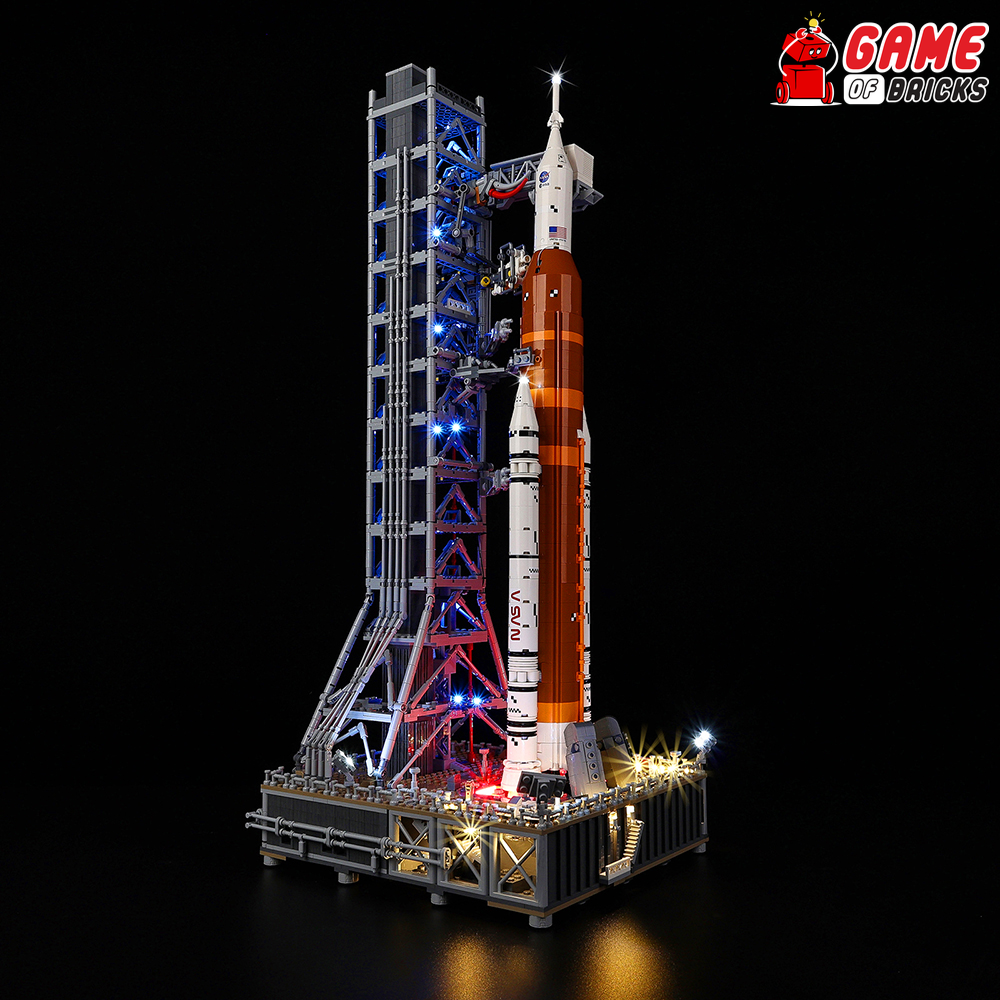 LED Light Kit for LEGO® NASA Artemis Space Launch System 10341 (Remote + Sound)