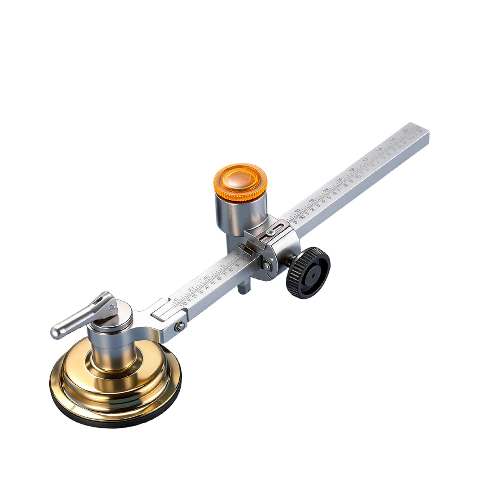 Compass Cutter Adjustable Precise Suction Cup Alloy Compass Plexiglass