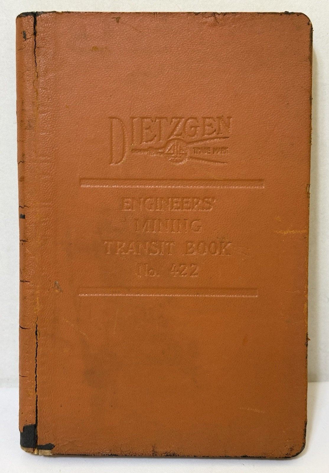 Unused - Vintage Dietzgen Mining Transit Book No. 422 - Copyright 1914